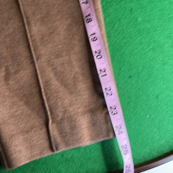 EVERLANE THE DREAM PLEATED KNIT CROP HEATHERED  AUBURN PANT SZ S - Picture 13 of 15